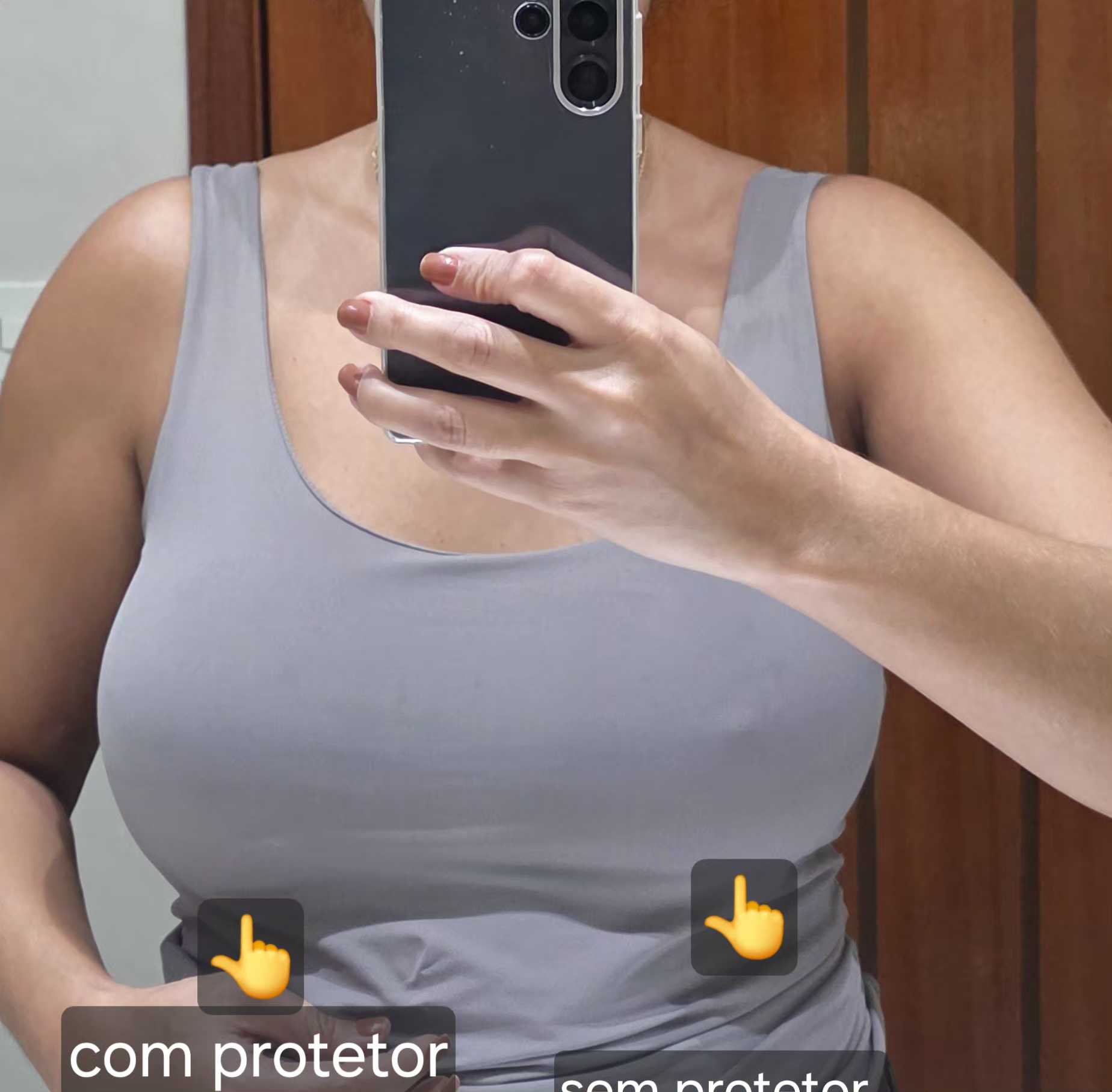 Depoimento de Ana Luiza usando o protetor TapaUp.